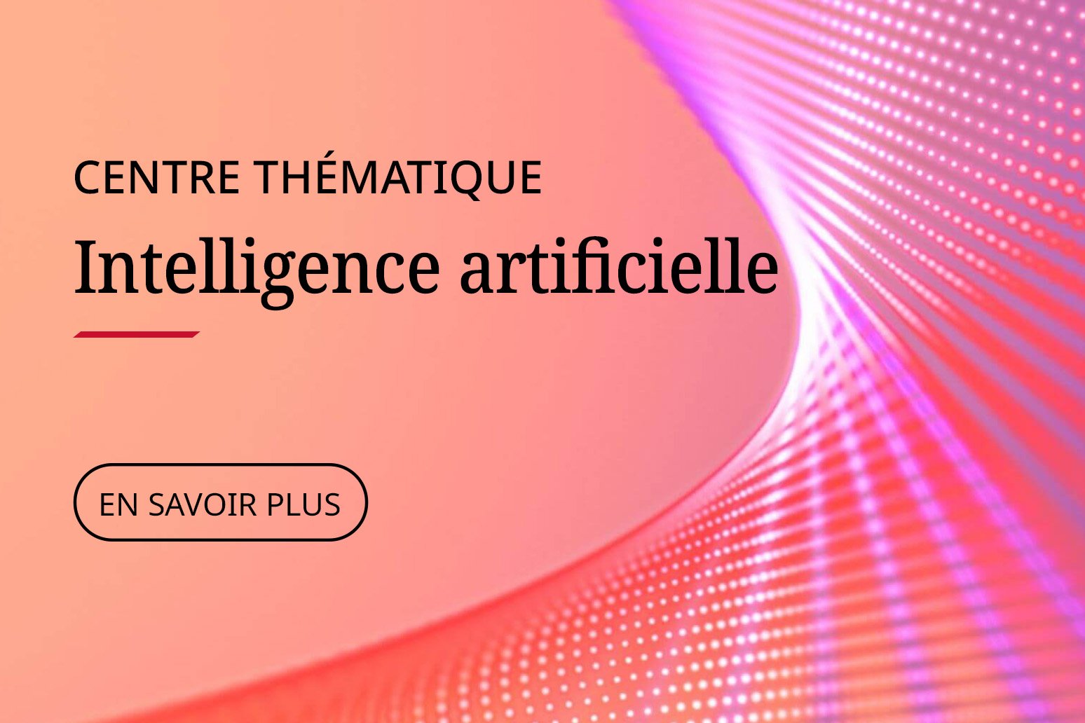 Centre thématique IA