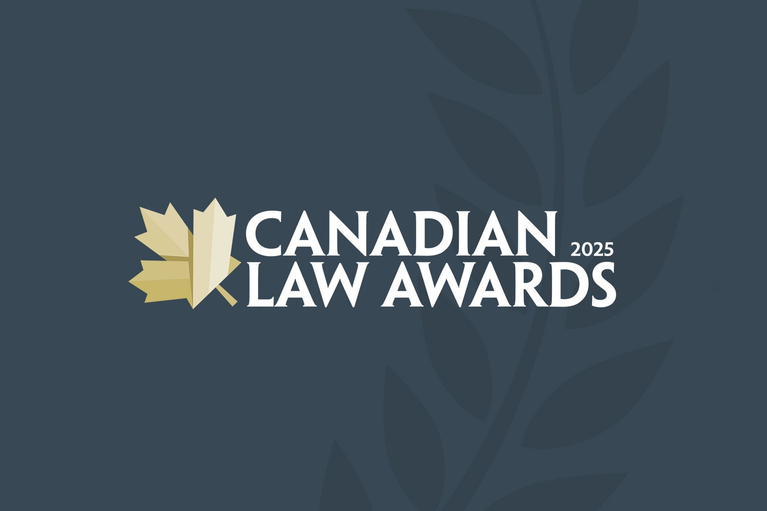 Canadian Law Awards 2025 Logo