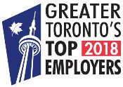 Greater Toronto's top 2018 empolyer logo