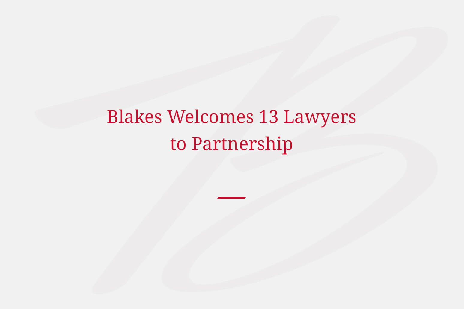 Blakes Welcomes 13 Lawyers to Partnership | Blakes