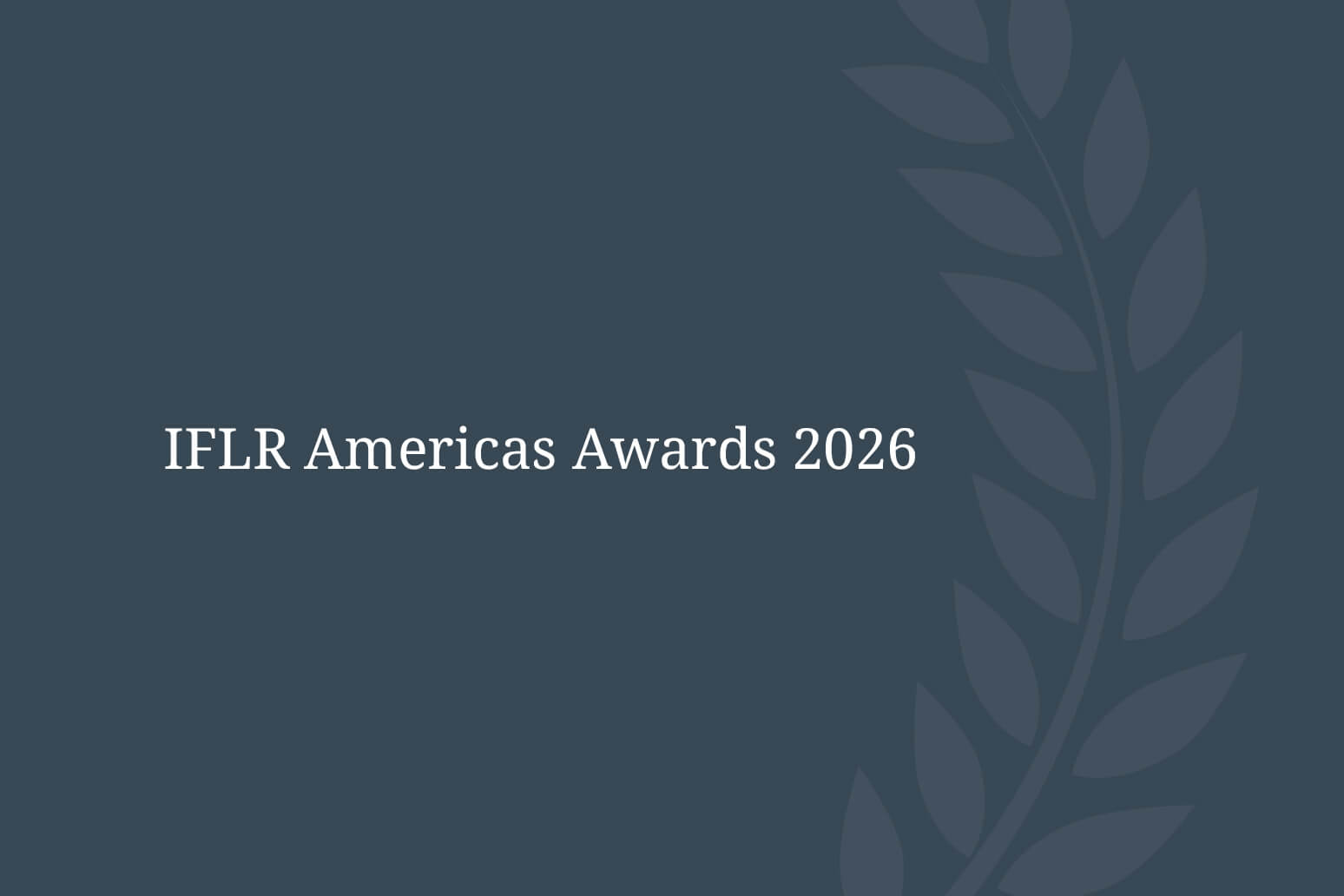 IFLR Americas Award 2026 Featured image