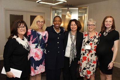 From left to right: Judy Wilson, Alison Jeffrey, Carla Harris, Clare Smith, Dawn Jetten and Caitriona Robinson