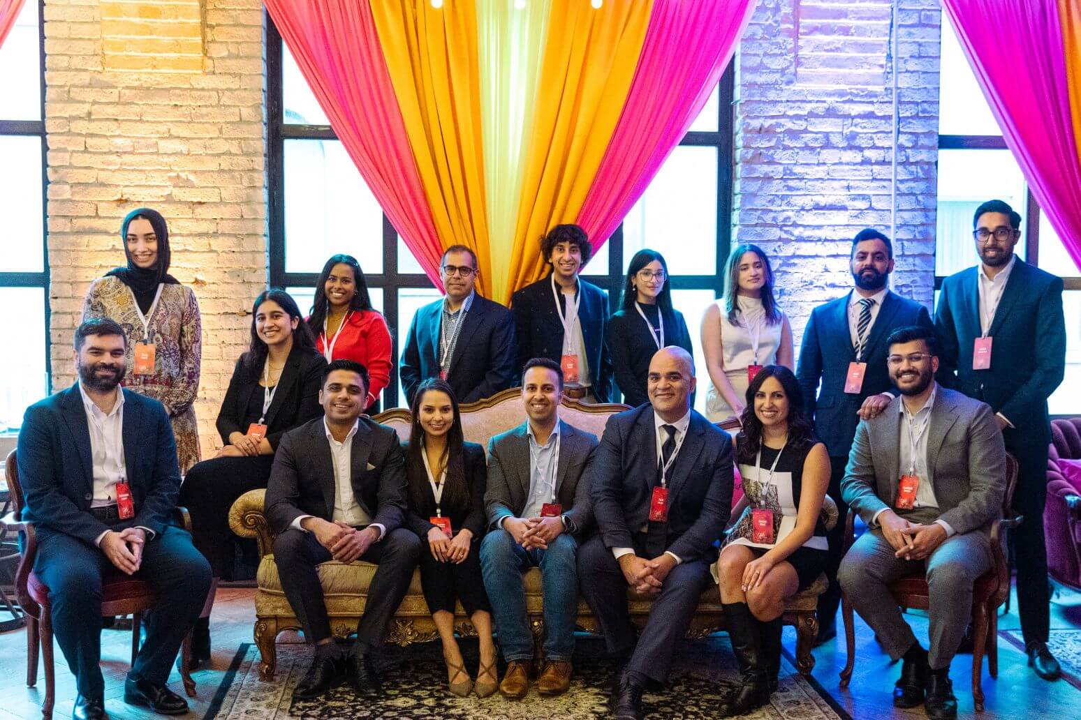 SouthAsian@Blakes group photo at Holi Client Event in 2024