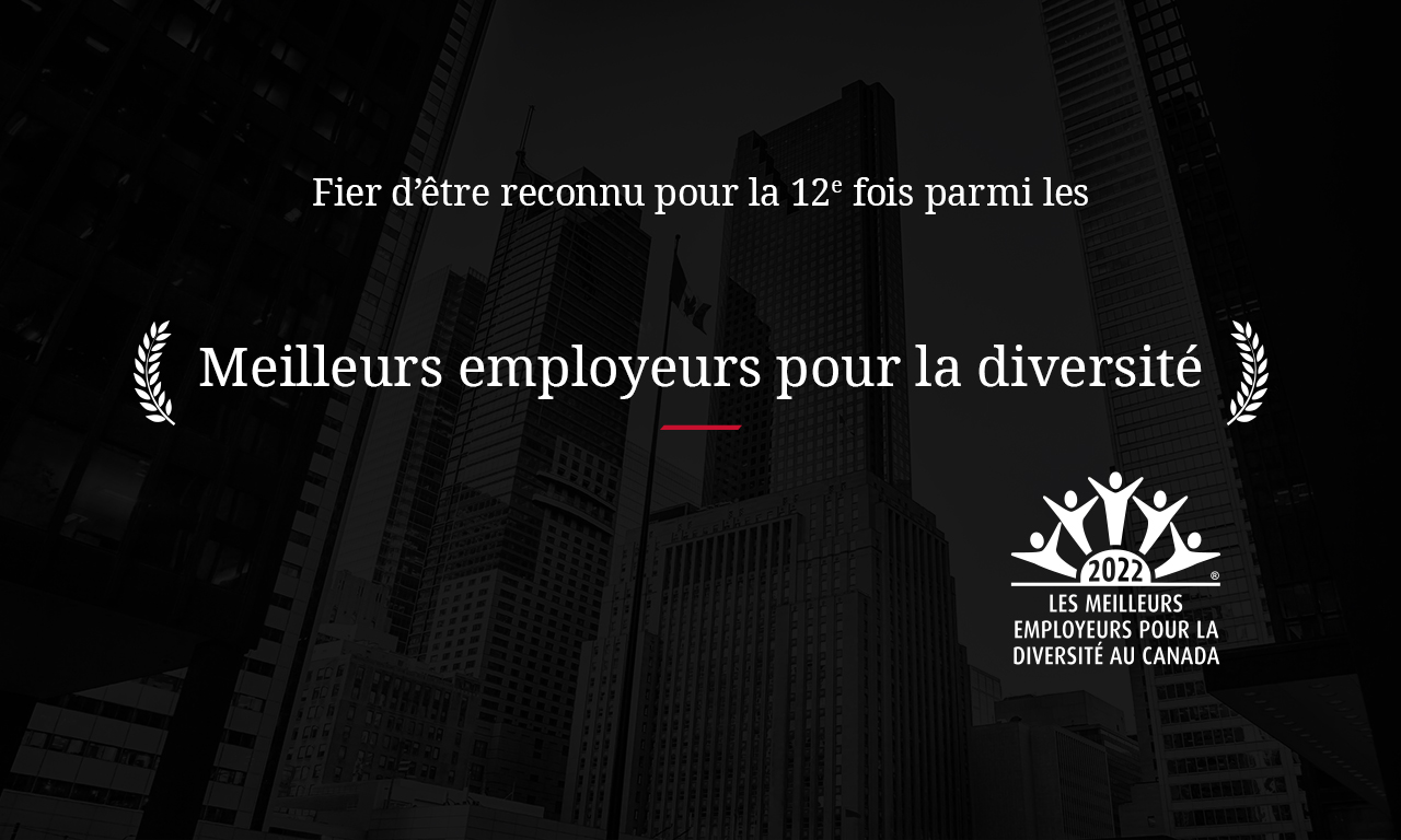 Blakes remporte le prix Meilleurs employeurs pour la diversité au Canada pour une 12<sup>e</sup> fois