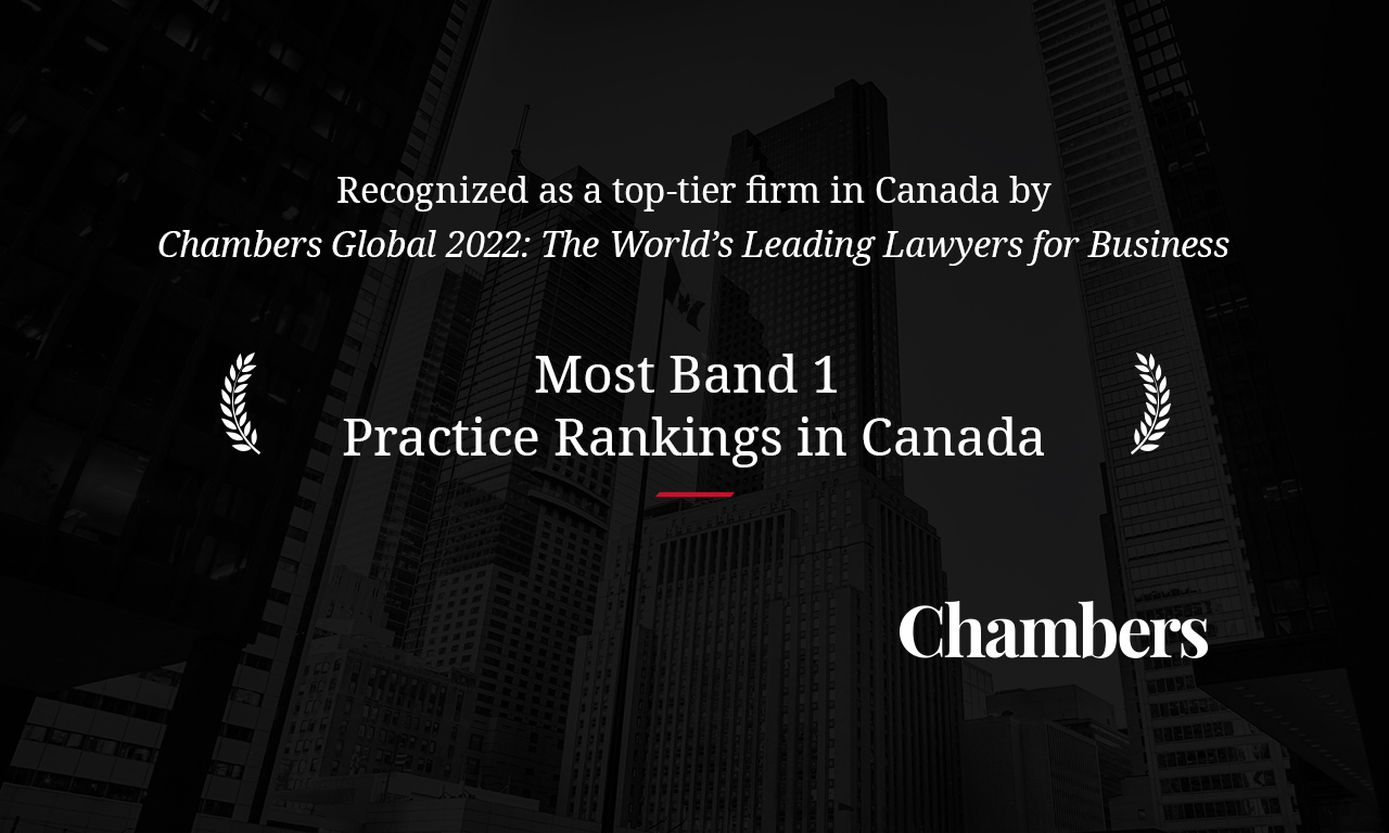 Chambers Global: Blakes Leads Canadian Market for Sixth Year Running