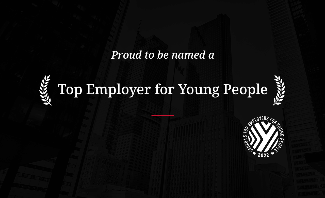 Blakes Wins Canada’s Top Employers for Young People Award
