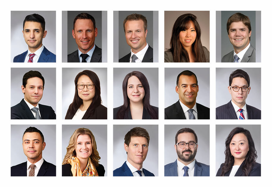 Pictures of the 15 lawyers
